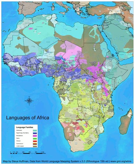 The Spoken Languages Of Africa In 2020 Language Map Africa Map