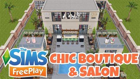 The Sims Freeplay Chic Boutique And Salon Sims Indonesia Youtube