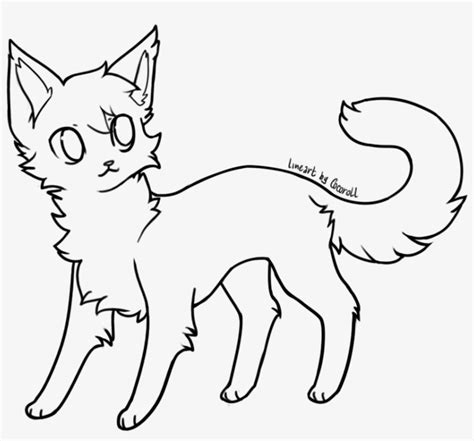 Angry Warrior Cats Lineart