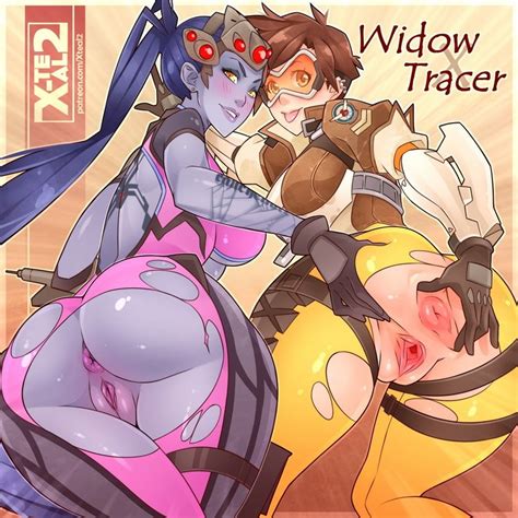 Tracer And Widowmaker Overwatch Drawn By X T3al Danbooru