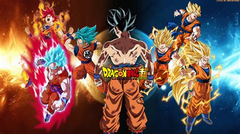 Goku All Transformations Tournament Of Power 2017 By Windyechoes On