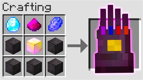 Minecraft But You Can Craft Netherite Gauntlet Youtube