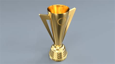 Artstation Gold Cup Concacaf Trophy 3d Model Game Assets