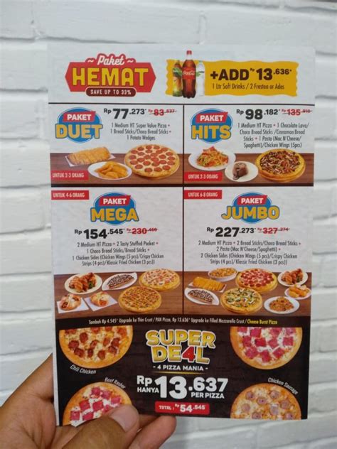 Few times we ordered domino pizza for our entire department consisting of almost 200 staff. Harga dan Menu Domino's Pizza Terbaru Lengkap dengan ...