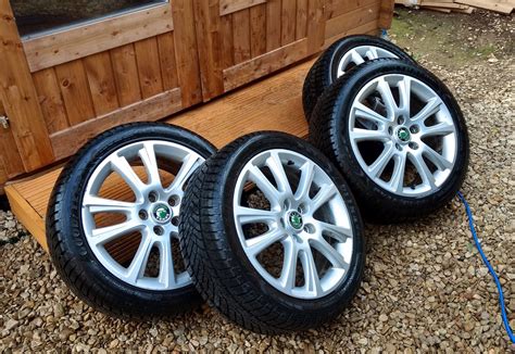 Winter Wheelsoctavia Mk2 Vrs 17 Alloys Wheels And Tyres For Sale