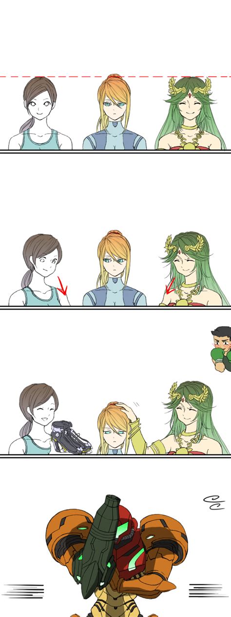 Samus Aran Palutena Wii Fit Trainer Wii Fit Trainer And Little Mac Super Smash Bros And 5
