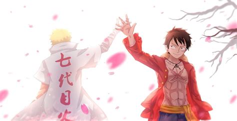 Naruto And Luffy Wallpapers Wallpaper Cave