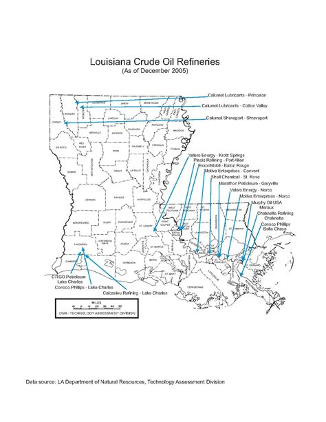 Refinery And Other Oil And Gas Related Maps Department Of Natural