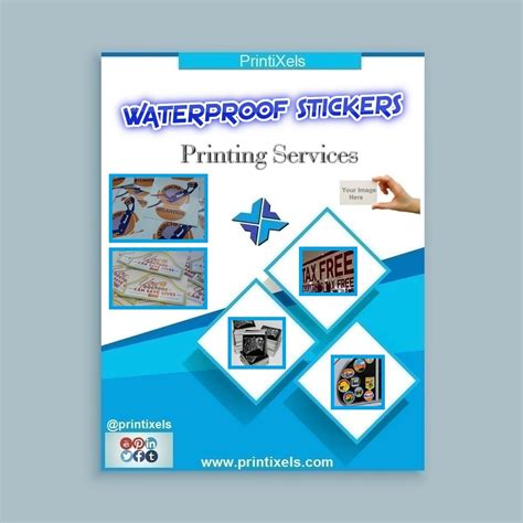 Waterproof Sticker Printing Printixels Philippines