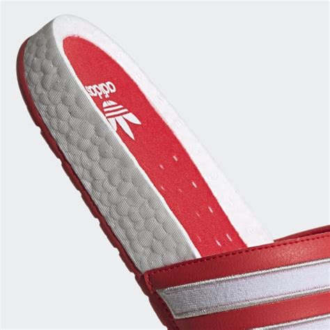 Adidas Adilette Boost Slides White Adidas Uk