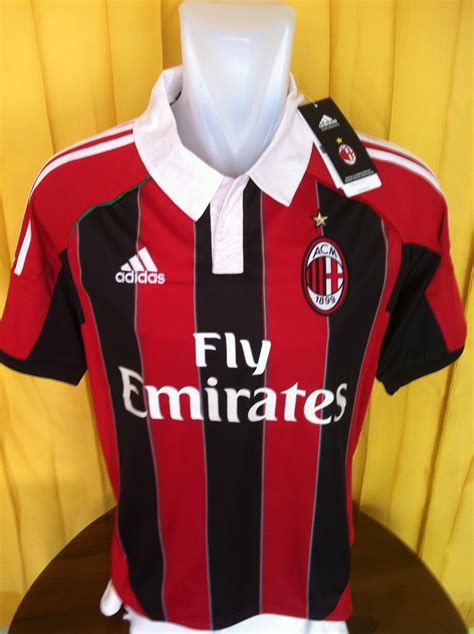 Ac milan men's third replica jersey. alfshop: Grade Ori Jersey AC Milan Home Season 2012/2013