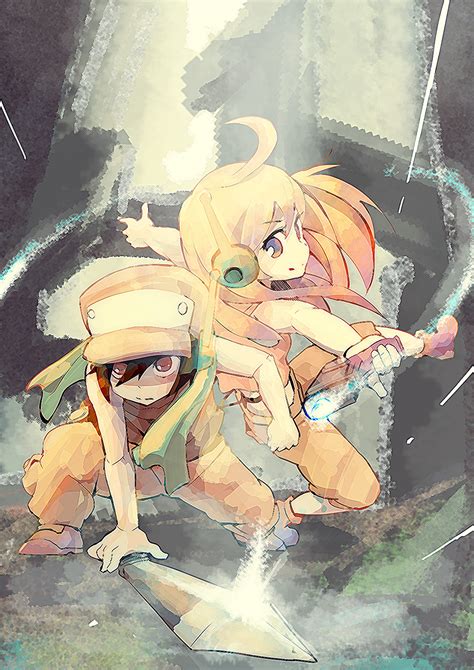 Quote And Curly Brace Cave Story Cave Story Movie Art Cute Anime