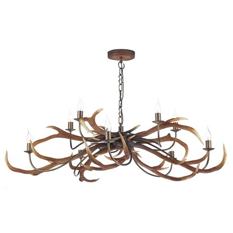When wiring a series of lighting fixtures, run a. Stag Rustic 10 Light Pendant
