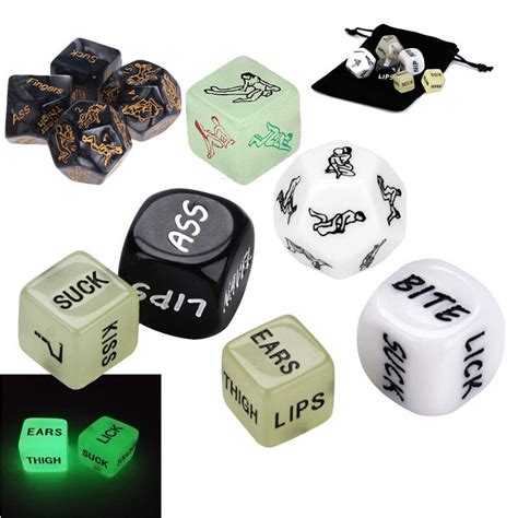 Contemporary Manufacture White Adult Love Sex Dice Gameserotic Couples