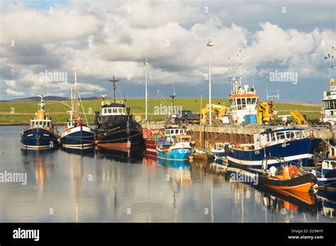 Stromness Harbour In The Orkney Islands Scotland Stock Photo Alamy