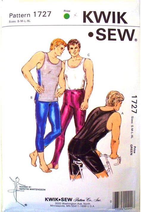 Kwik Sew Mens Tights Shorts With Tights Mens Shorts Kwik Sew