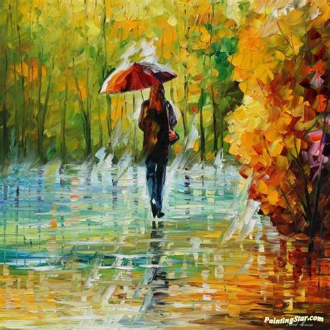 The Beauty Of The Rain Artwork By Leonid Afremov Oil Painting And Art