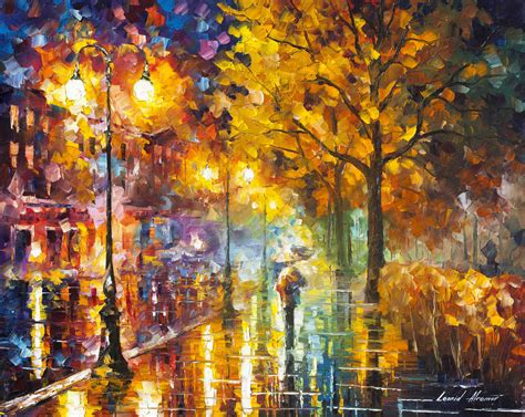 Lonely Feeling Palette Knife Oil Painting On Canvas By Leonid Afremov