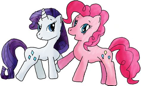 Rarity And Pinkie Pie By Scr3aam3r On Deviantart