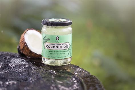 Organic Extra Virgin Coconut Oil Pack Of 2 500 Ml X 2 Anvi Earth