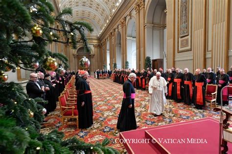 Christmas Greetings Of The Holy Father To The Roman Curia Activities