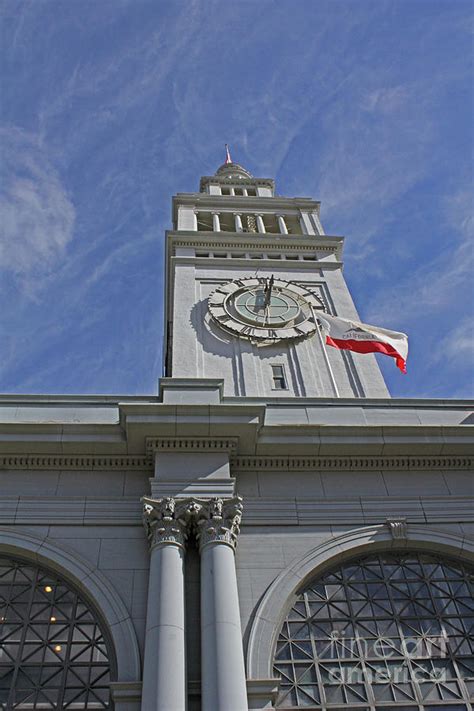 Ferry Building Clock Tower San Francisco Photograph By John Stevenson