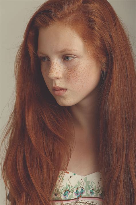 maxim vostrikov photography portrait beautiful red hair red haired