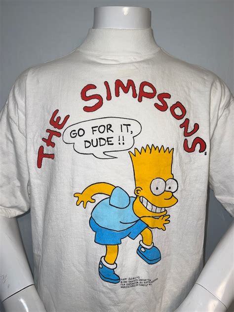 Vintage 1990 Bart Simpson T Shirt Br