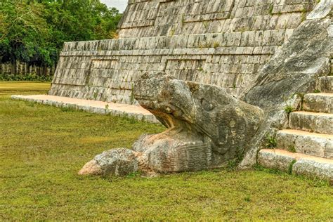 Pyramid Of Kukulkan At Chichen Itza The Ancient Maya City In The Yucatan Region Of Mexico