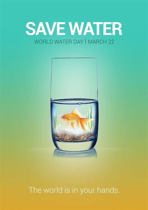 Poster Design For Save Water On Behance Vrogue