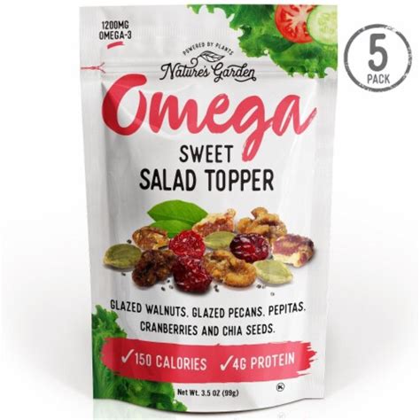 Natures Garden Omega Sweet Salad Topper 35 Oz Pack Of 5 Size3