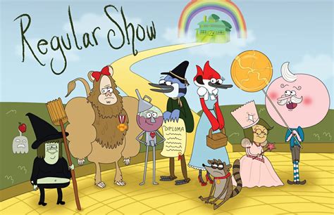 The Wizard Of Oz With Regular Show Characters Regular Show