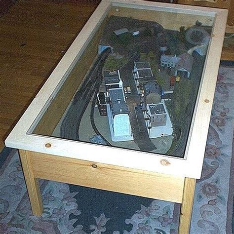 How To Make A Train Coffee Table Model Train Table Model Trains