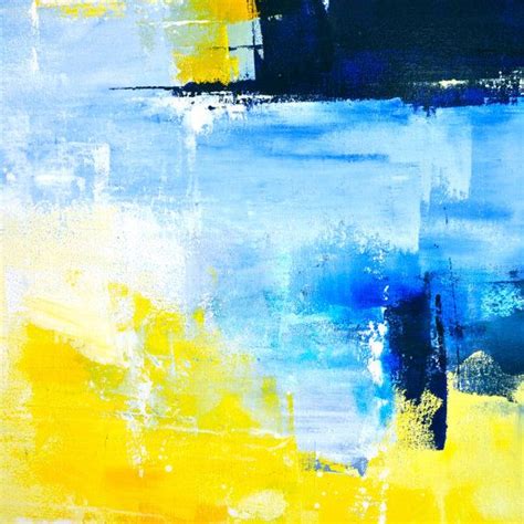 Big Sky Blue Fine Art Print 1 Blue Abstract Painting Abstract