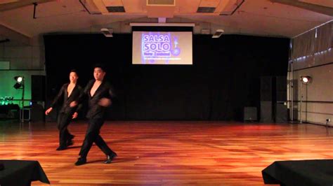 Jeremy And Yohei Salsa Duet Amateur Salsa Solo Nz 2015 Youtube