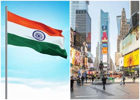 For First Time New York Times Square To Unfurl Indian Flag This