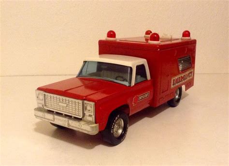 Vintage Nylint Chevrolet Emergency Vehicle Ambulance Pressed Steel EBay Emergency Vehicles