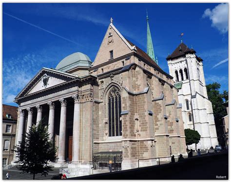 Genève Cathédrale Saint Pierre Cathédrale Saint Pierre E Flickr