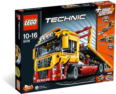 8109 Lego Technic Flatbed Truck Tieflader Inklusive Power