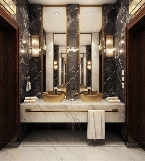Modern Luxury Bathroom On Behance Modern Luxury Bathroom Luxury