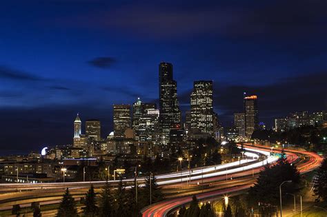 Twilight Over Seattle Photograph By Summer Kozisek Fine Art America