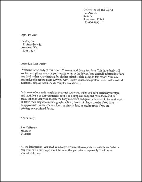 business letter template text sample business letter