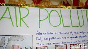 Air Pollution Chart For Kids For Preschools For Display Youtube
