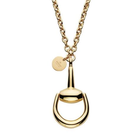 Gucci Horsebit Pendant Necklace In 18k Yellow Gold Reeds Jewelers