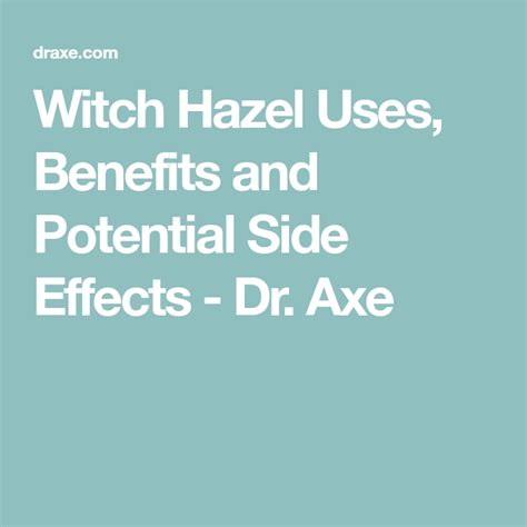 witch hazel uses benefits and potential side effects dr axe witch hazel uses skin dryness