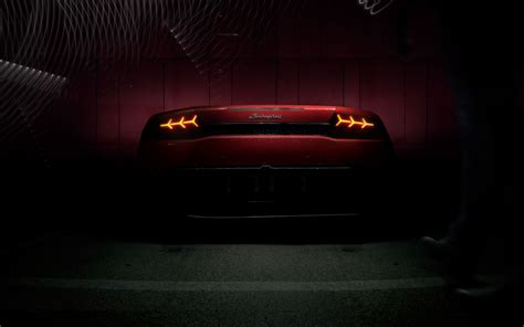 1680x1050 Red Lamborghini Huracan Rear Lights 1680x1050 Resolution Hd