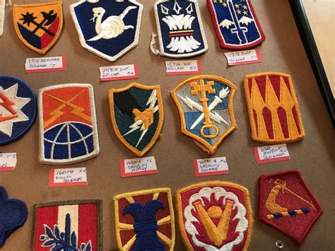 Vintage Us Military Unit Patches Infantry Armor Special Units Etsy