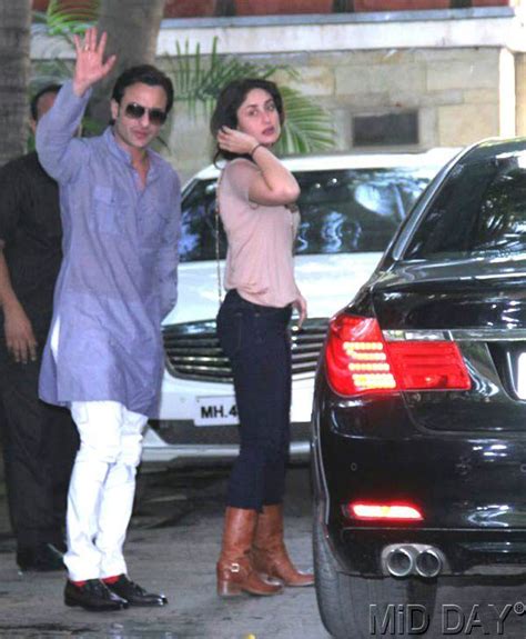 Saif Ali Khan And Kareena Kapoor Looks On Christmas Lunch At Shashi