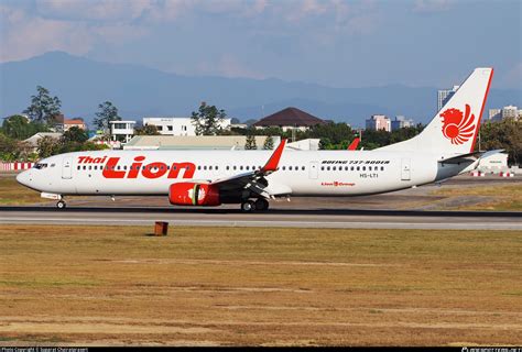 Hs Lti Thai Lion Air Boeing 737 9gperwl Photo By Suparat
