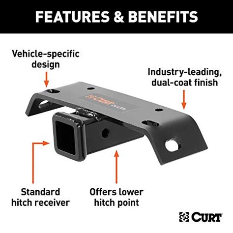 Curt 19031 Step Bumper Hitch Receiver For Westin Or Dmi 2 Inch 5000